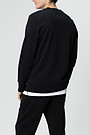 Cotton sweatshirt 2 | BLACK | Audimas