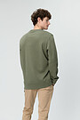 Cotton sweatshirt 2 | GREEN/ KHAKI / LIME GREEN | Audimas