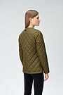 Long jacket with Thinsulate thermal insulation 2 | GREEN/ KHAKI / LIME GREEN | Audimas
