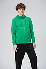 Stretch cotton zip-through hoodie 4 | GREEN | Audimas