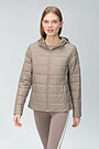 Fitted jacket with Thinsulate thermal insulation 1 | BROWN/BORDEAUX | Audimas