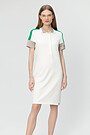 Soft surface modal polo dress 1 | WHITE | Audimas