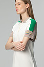 Soft surface modal polo dress 3 | WHITE | Audimas