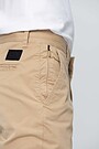 Tapered fit cotton chino pants 3 | BROWN/BORDEAUX | Audimas