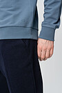 Stretch cotton sweatshirt 3 | GREY/MELANGE | Audimas
