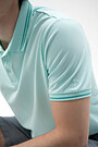 Stretch cotton polo shirt 3 | BLUE | Audimas