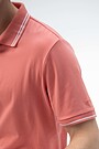 Stretch cotton polo shirt 3 | RED/PINK | Audimas