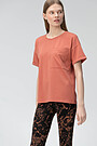 Oversized soft touch modal tee 1 | RED/PINK | Audimas