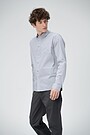 Stretch fabric shirt 5 | BLUE | Audimas