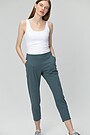 Light SENSITIVE crop pants 4 | BLUE | Audimas