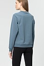 stretch cotton sweatshirt 2 | BLUE | Audimas