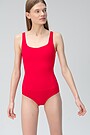 Mesh inset one-piece swimsuit 4 | RED/PINK | Audimas