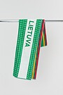 Terry cotton towel LIETUVA 68x130 cm 2 | JOLLY GREEN | Audimas