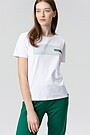 cotton tee with print 1 | WHITE | Audimas
