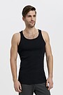 Organic cotton tank top 1 | BLACK | Audimas