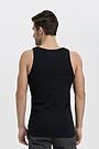 Organic cotton tank top 2 | BLACK | Audimas