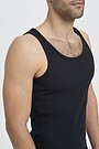 Organic cotton tank top 3 | DARK NAVY | Audimas