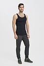 Organic cotton tank top 4 | DARK NAVY | Audimas