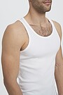 Organic cotton tank top 3 | WHITE | Audimas