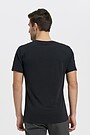 Organic cotton crew-neck T-shirt 2 | BLACK | Audimas