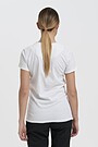 Organic cotton crew-neck relaxed fit T-shirt 2 | WHITE | Audimas