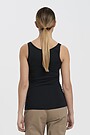 Organic cotton tank top 2 | BLACK | Audimas