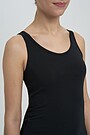 Organic cotton tank top 3 | BLACK | Audimas