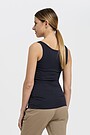 Organic cotton tank top 2 | DARK NAVY | Audimas