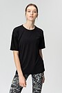 Oversized functional tee 4 | BLACK | Audimas