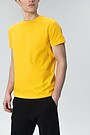 Stretch cotton t-shirt 3 | YELLOW/ORANGE | Audimas