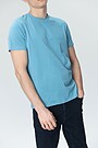 Stretch cotton t-shirt 1 | BLUE | Audimas