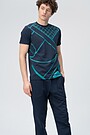 Soft touch modal tee with print 1 | BLUE | Audimas