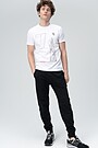 Soft touch modal tee with print 3 | WHITE | Audimas