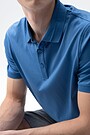 Mercerized cotton polo shirt 3 | BLUE | Audimas