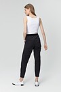 Light stretch fabric pants 2 | BLACK | Audimas