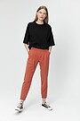 Light stretch fabric pants 1 | RED/PINK | Audimas