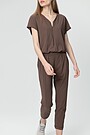 Light SENSITIVE jumpsuit 4 | BROWN/BORDEAUX | Audimas