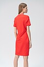 Soft surface modal polo dress 2 | RED/PINK | Audimas