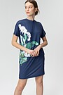 Short stretch printed dress 1 | BLUE | Audimas