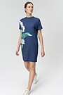 Short stretch printed dress 4 | BLUE | Audimas