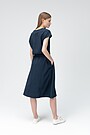 Wrinkle-free light woven dress 2 | BLUE | Audimas