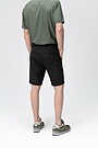 Wrinkle-free stretch fabric shorts 2 | BLACK | Audimas