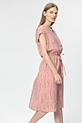Wrinkle-free light woven dress 1 | RED/PINK | Audimas