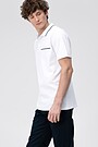 Stretch cotton polo shirt 2 | WHITE | Audimas