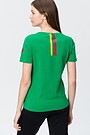 cotton tee with print 2 | GREEN/ KHAKI / LIME GREEN | Audimas