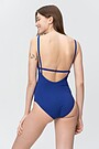 Strap top one-piece swimsuit 2 | BLUE | Audimas