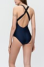 Shiny one-piece swimsuit 2 | BLUE | Audimas