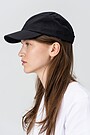 Cotton poplin peaked cap 2 | BLACK | Audimas