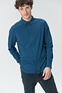 Wrinkle-free stretch shirt 4 | BLUE | Audimas