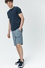 Cotton chino shorts 4 | BLUE | Audimas